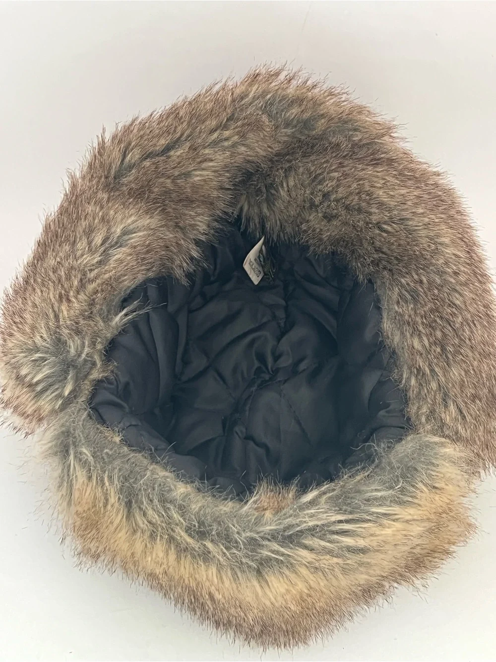 Dorfman Pacific Red Black Plaid Faux Fur Trapper Hat Adult Md